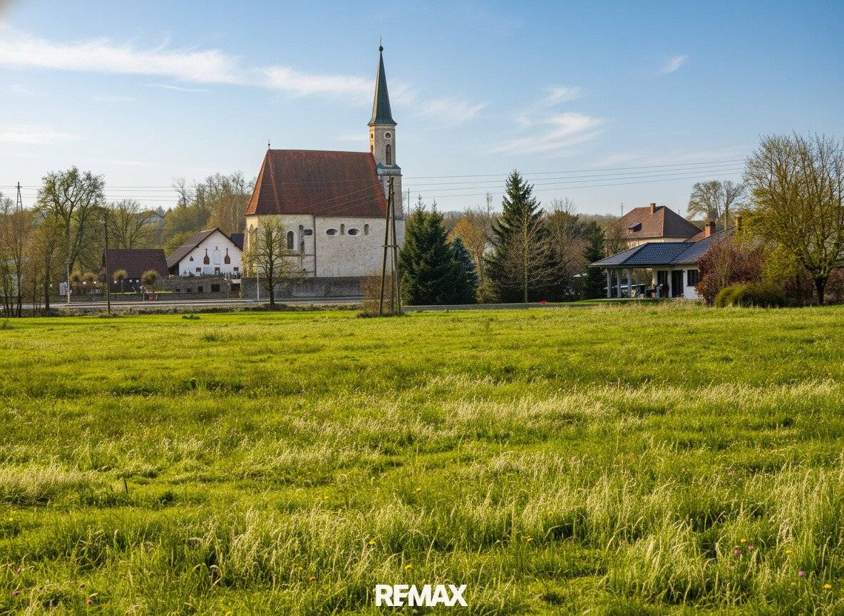 Grünlandfläche Bauerwartungsland Überackern, 6.080 m² nahe Braunau