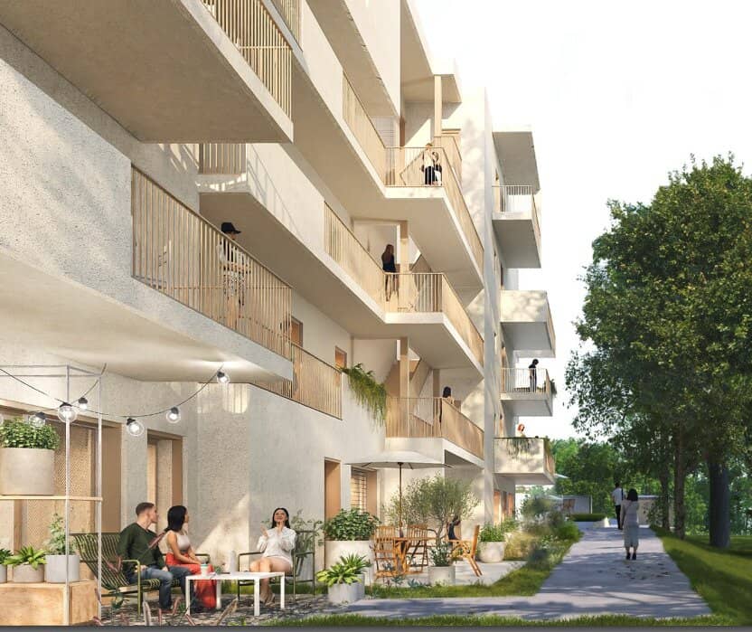 Apartment new build first occupancy near university