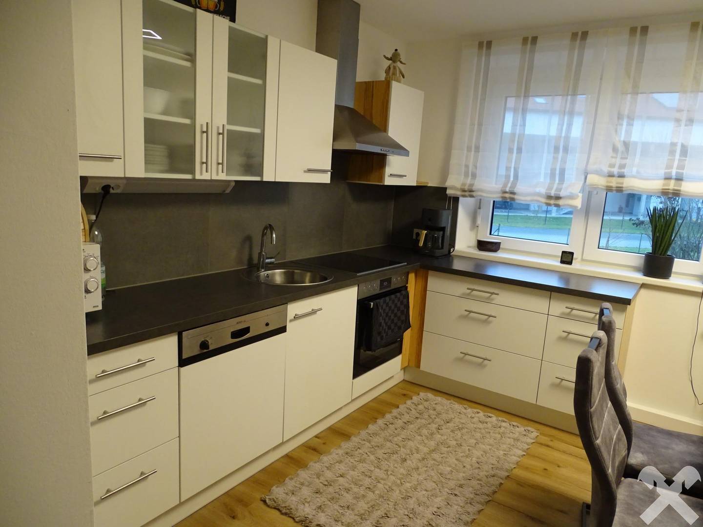 Kernsanierte Wohnung mit Luftwärmepumpe Balkon