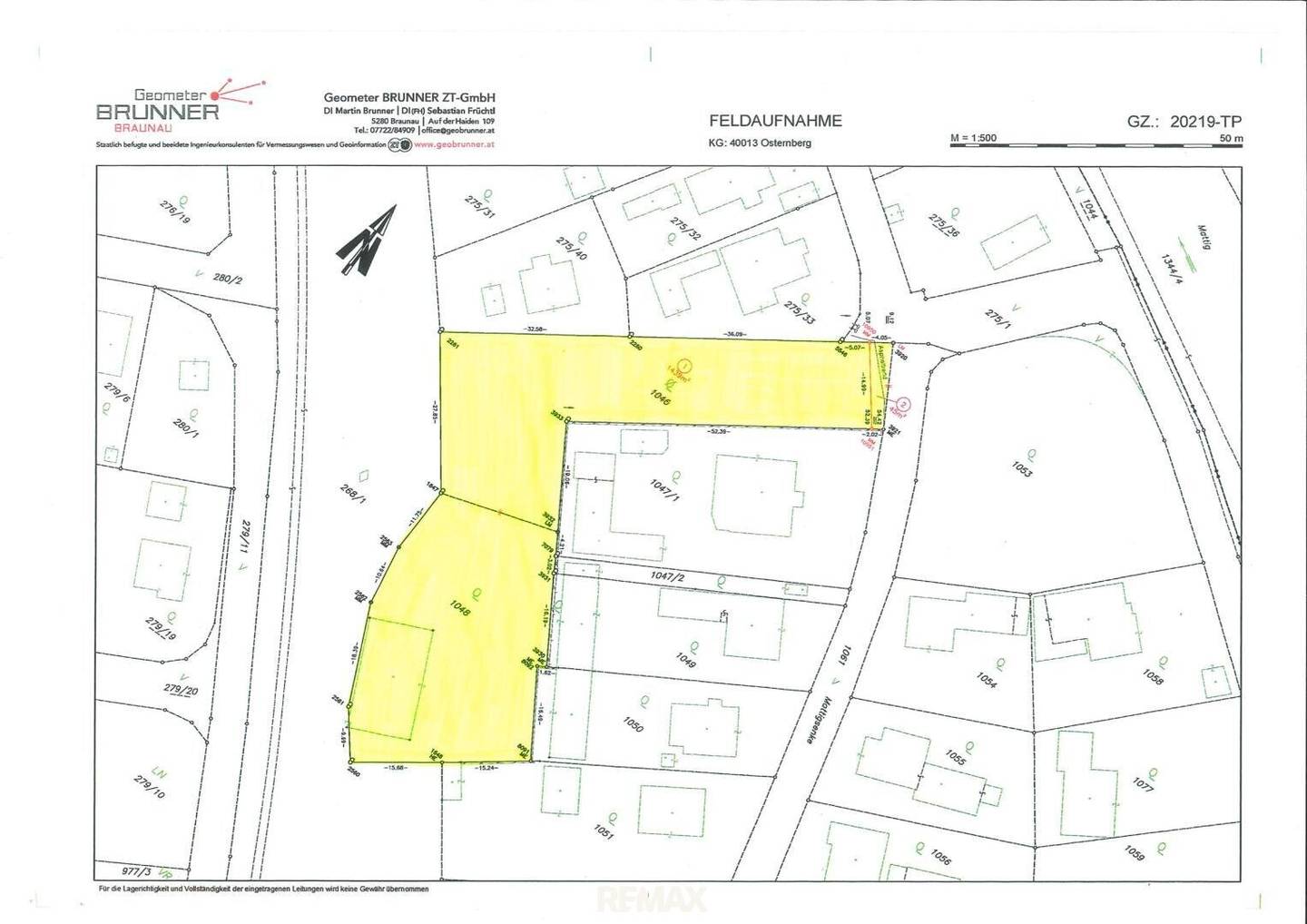 Grundstück für Eigenheim in Braunau mit Bebauungsplänen, 2737 m²
