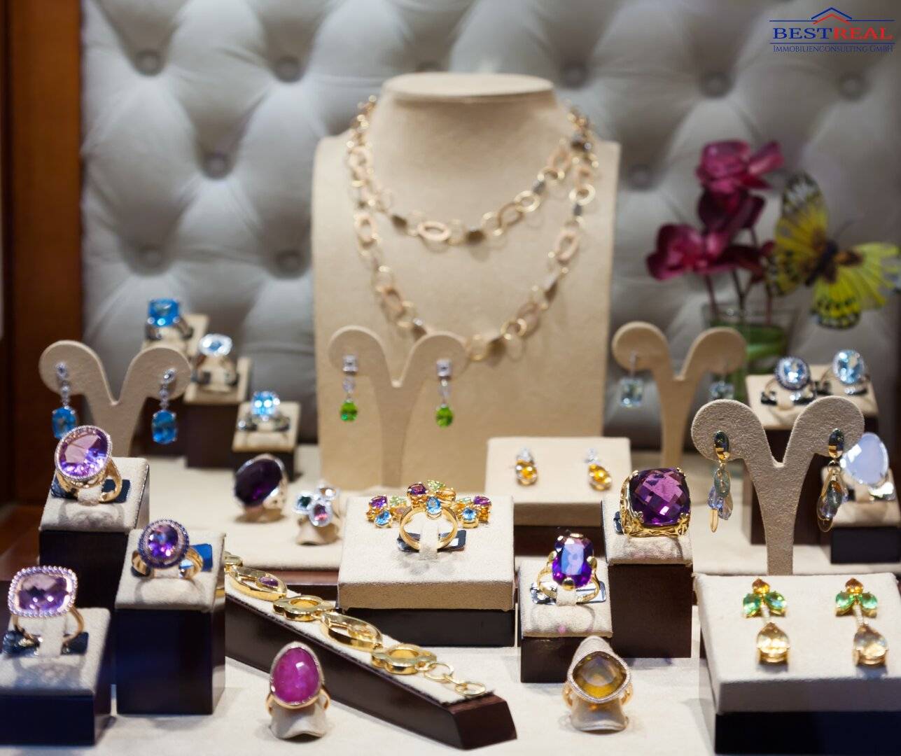 Jeweler in a pedestrian zone
