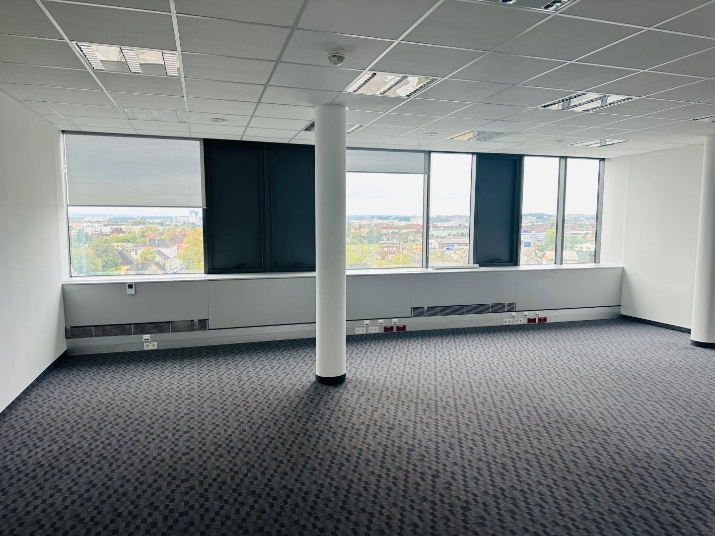 Moderne Bürofläche im 7. OG in BahnhofCITY Wels mit Klimatisierung