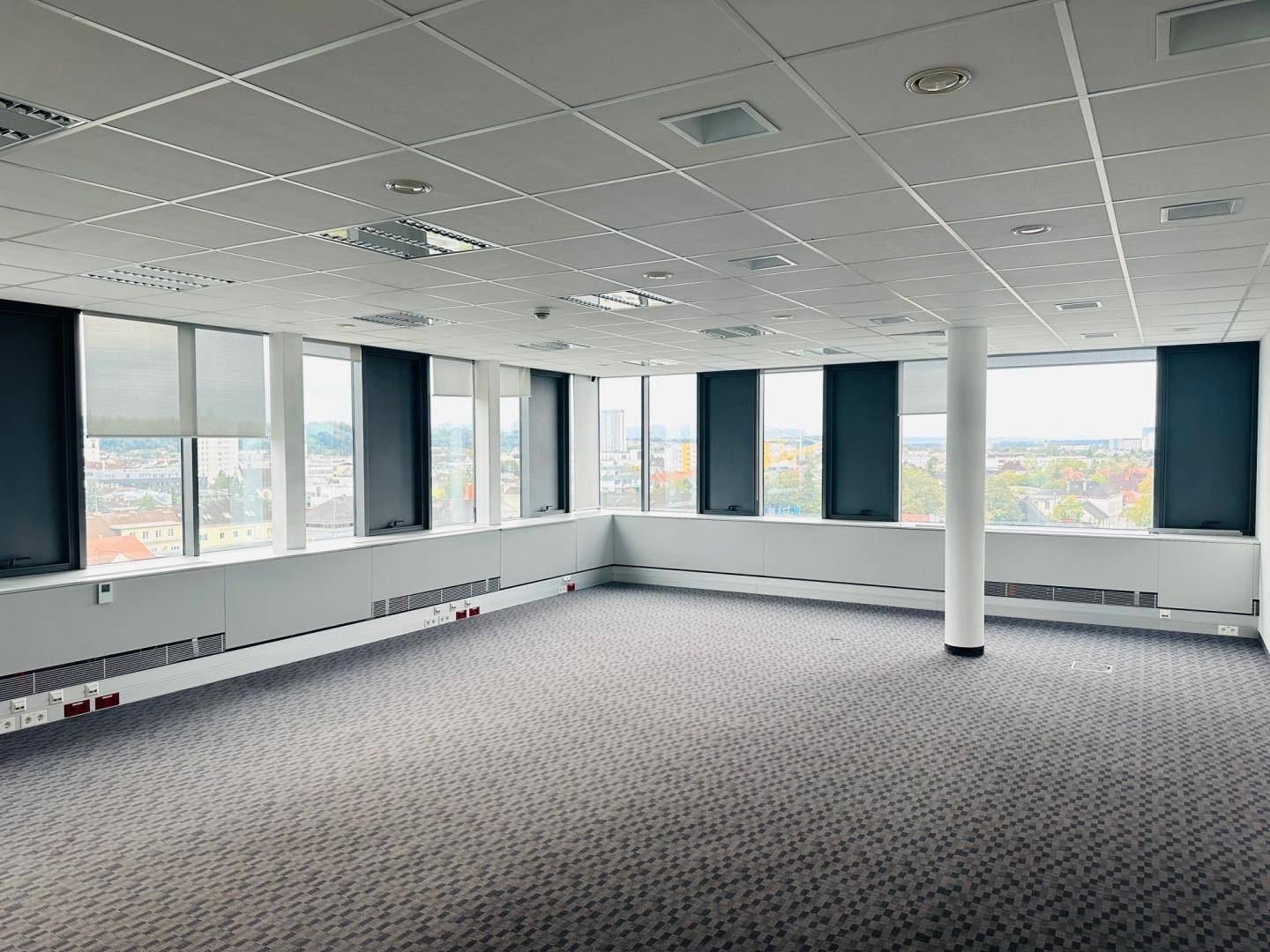 Moderne Bürofläche im 7. OG in BahnhofCITY Wels mit Klimatisierung