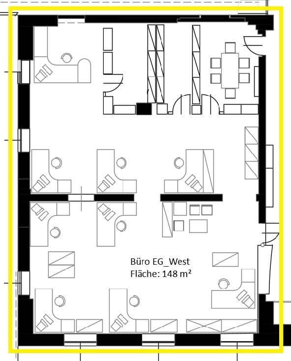 Ground floor office space central location barrier free