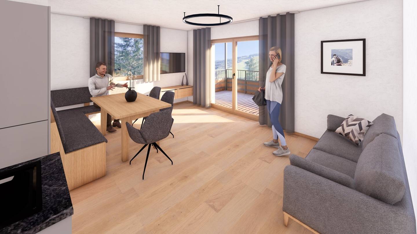 Wohnung Erstbezug Neubau Bergblick Terrasse