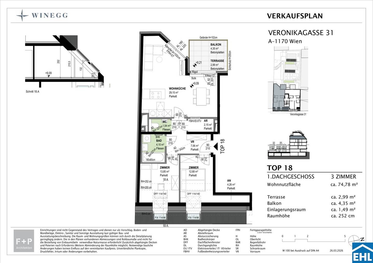 Neubau Wohnung nahe Yppenplatz mit Terrasse
