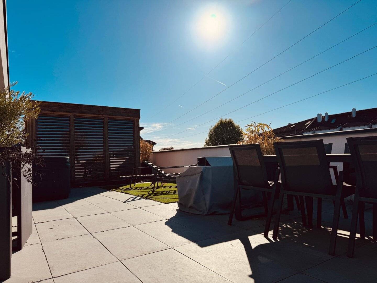 Penthouse mit Terrasse und Whirlpool