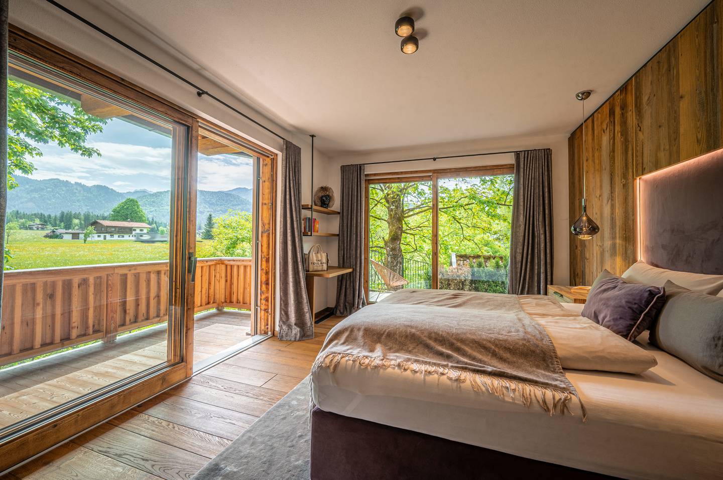 Vollmöbliertes Chalet in St. Ulrich am Pillersee mit Bergsicht