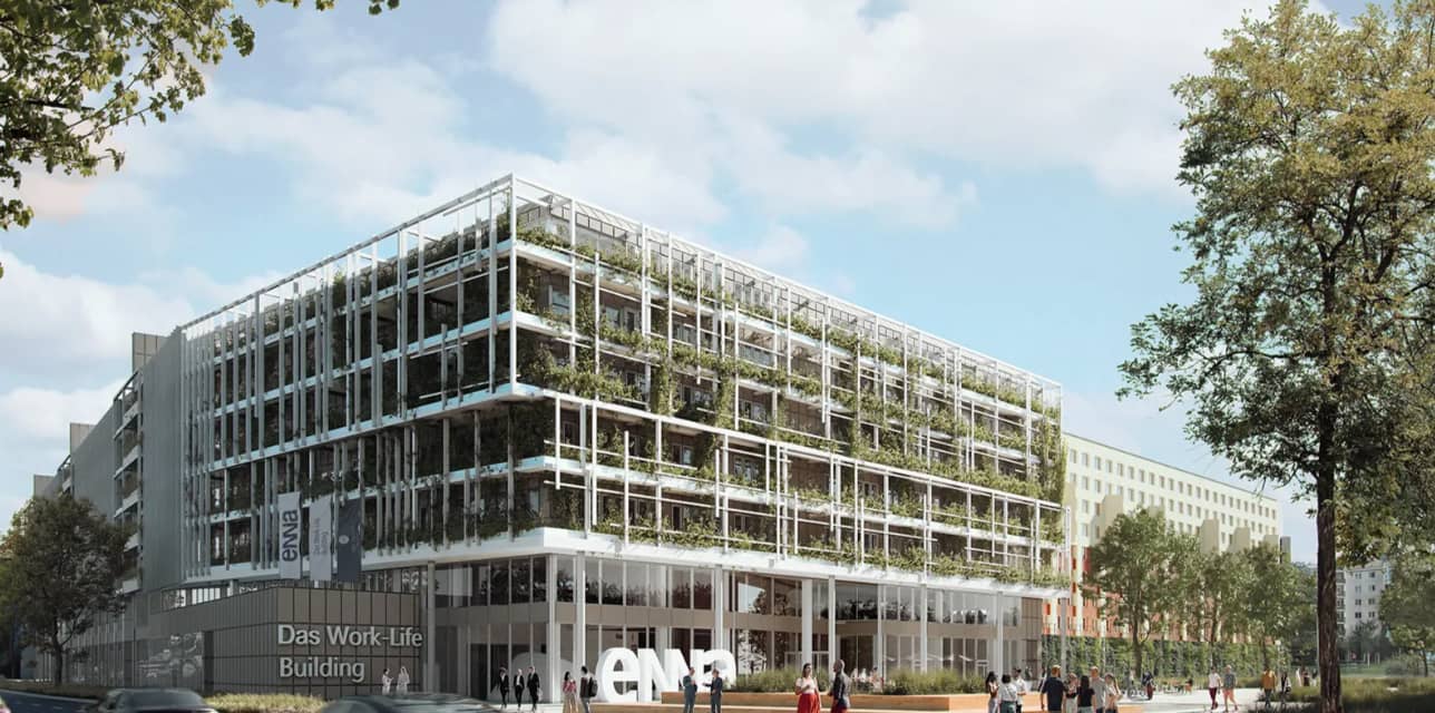 Enna – Nachhaltiges Work-Life-Building mit flexiblen Büros