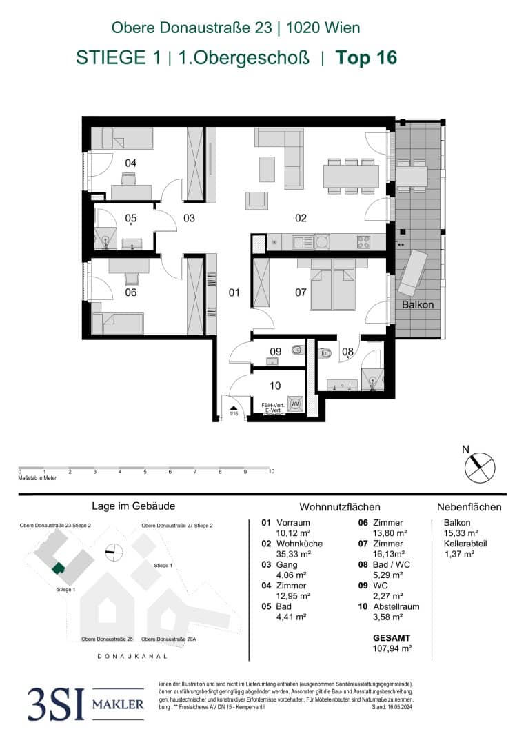 Wohnung First Occupancy Geothermal Augarten
