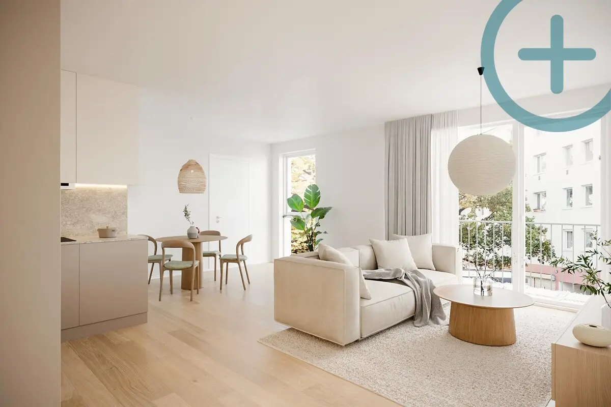 New build apartment with east facing balcony commission free