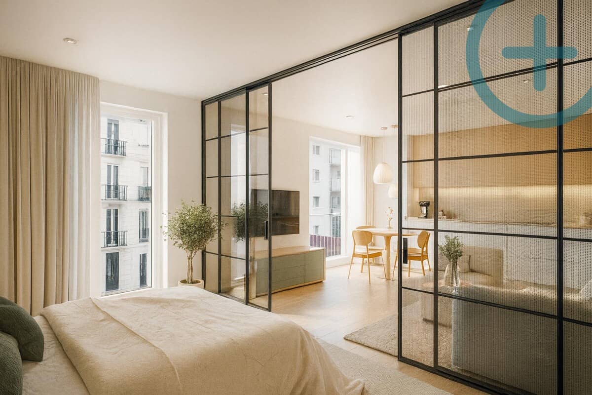 New build apartment with balcony transit links