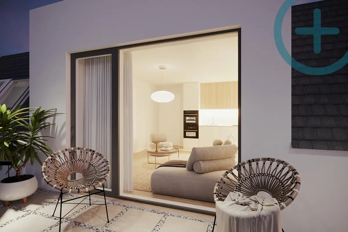 New build apartment balcony near Meidling