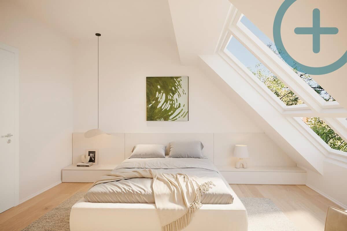 Top floor apartment with two terraces and elevator