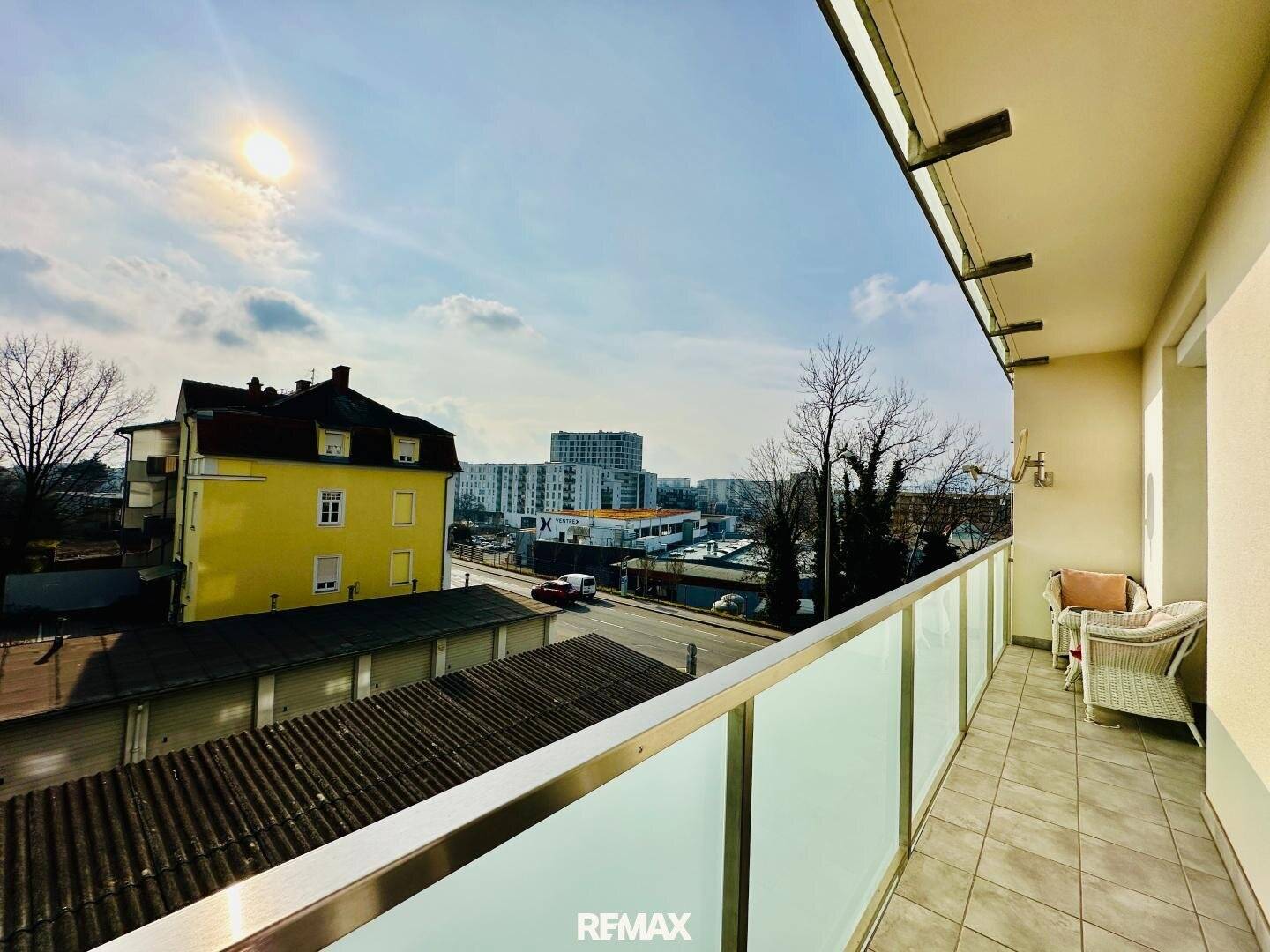 Modern furnished apartment with generous balcony