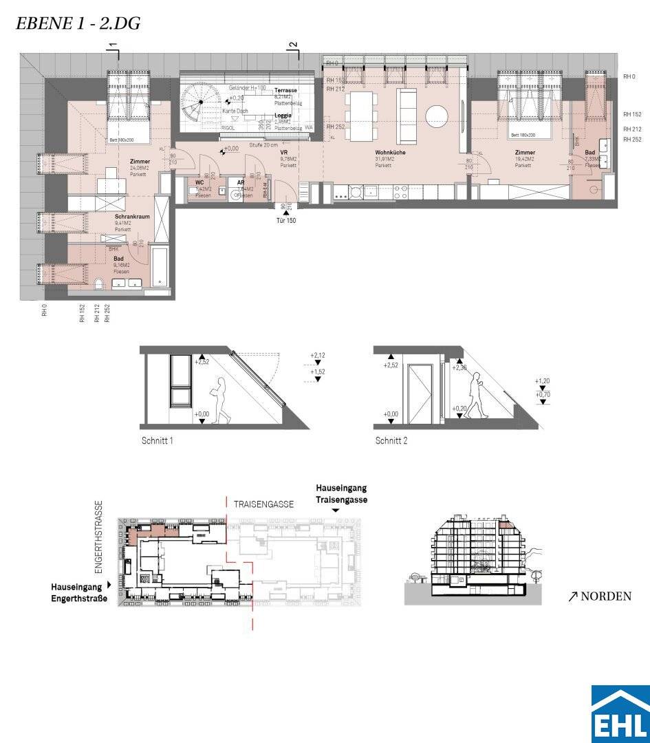 Exclusive living with Danube view, your stylish investment in the heart of Vienna