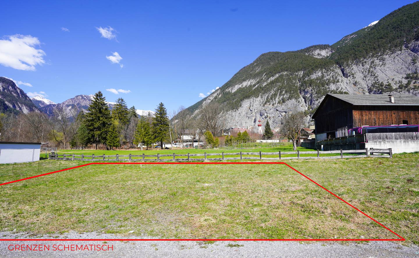 Ideales Baugrundstück in Nassereith, Tirol, Wohngebiet, 355 m²