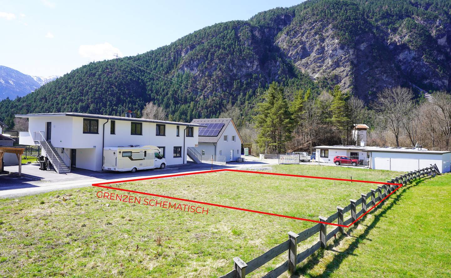 Ideales Baugrundstück in Nassereith, Tirol, Wohngebiet, 355 m²