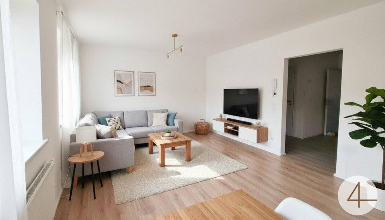 Erdgeschosswohnung nahe Zentrum und Stellplatz
