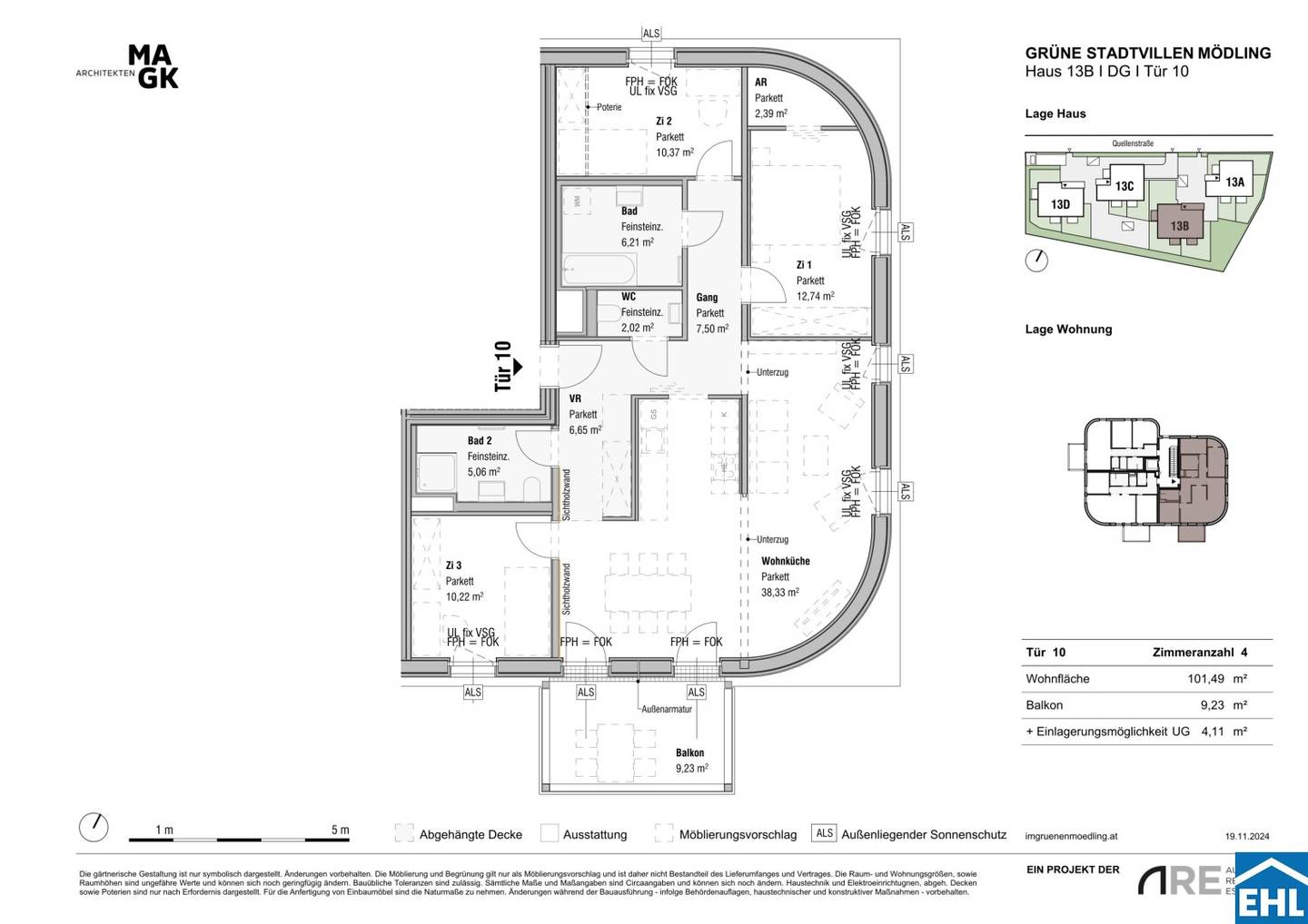 Wohnung Erstbezug Neubau Holzbauweise