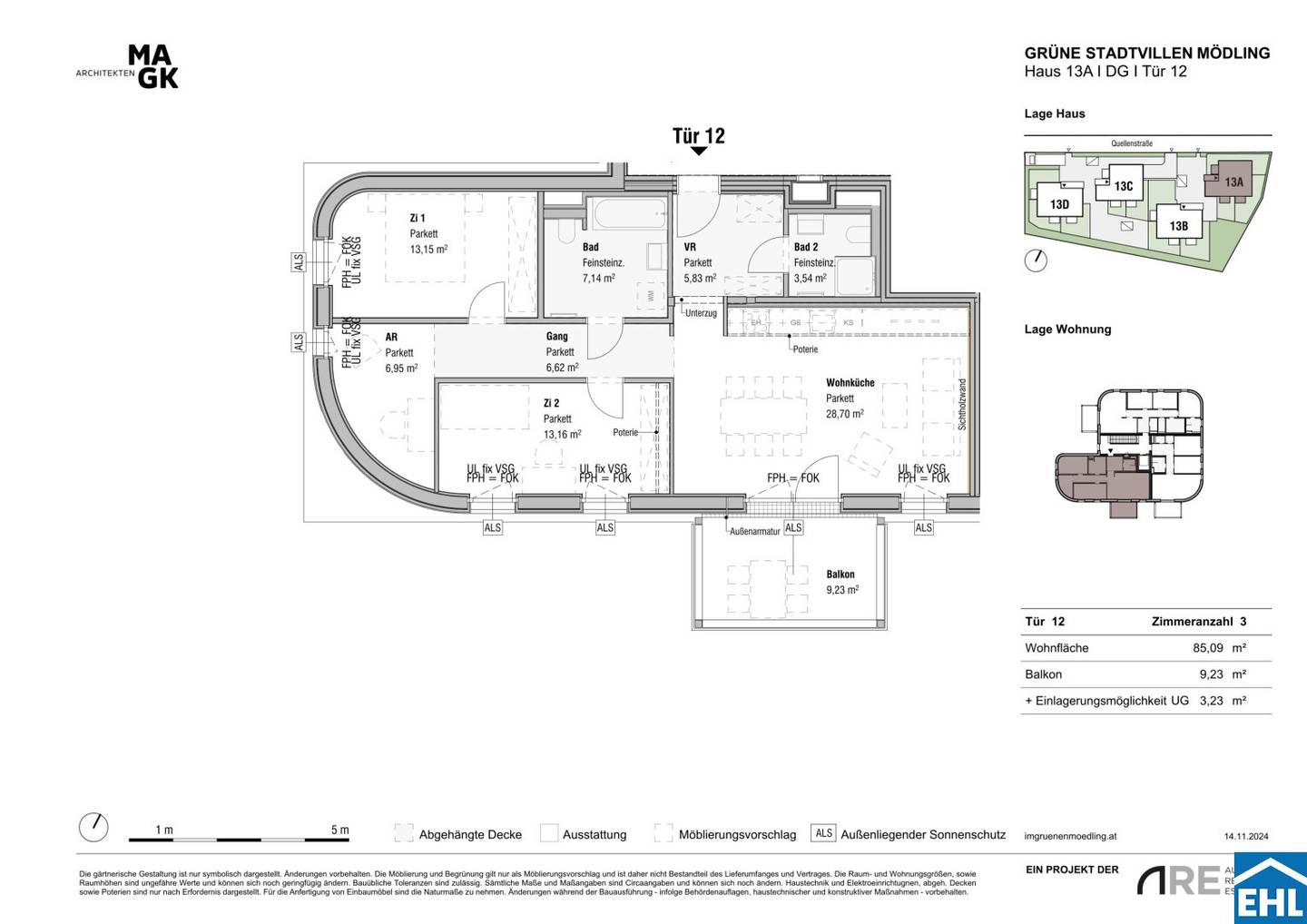 Brand new apartment in Mödling with private outdoor space