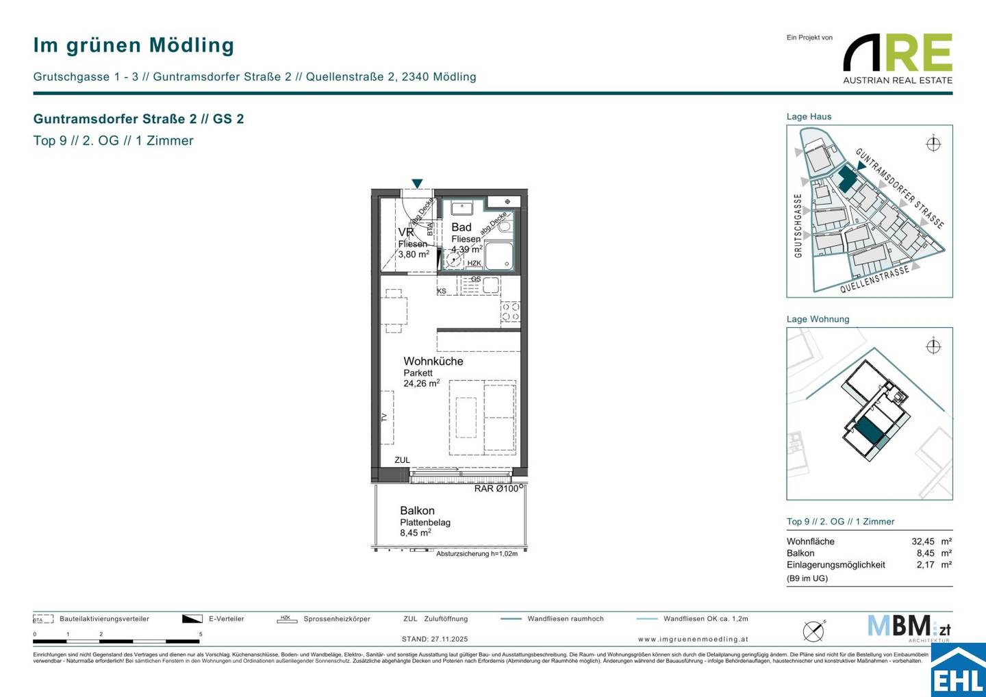 Wohnung Neubau Erstbezug Barrierefrei Balkon
