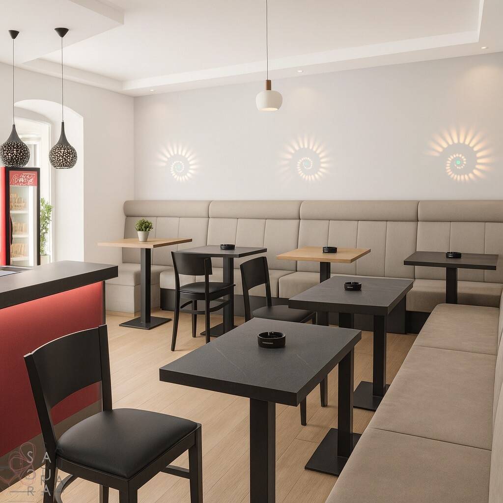 Modernes Café in Hernals, 45 m², Pacht 1.800 € monatlich – flexibel