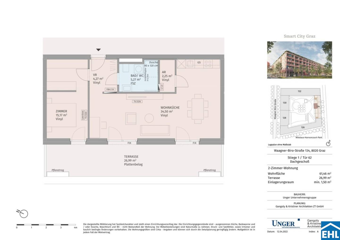 Apartment in the Smart Quadrat West Terrace First Occupancy