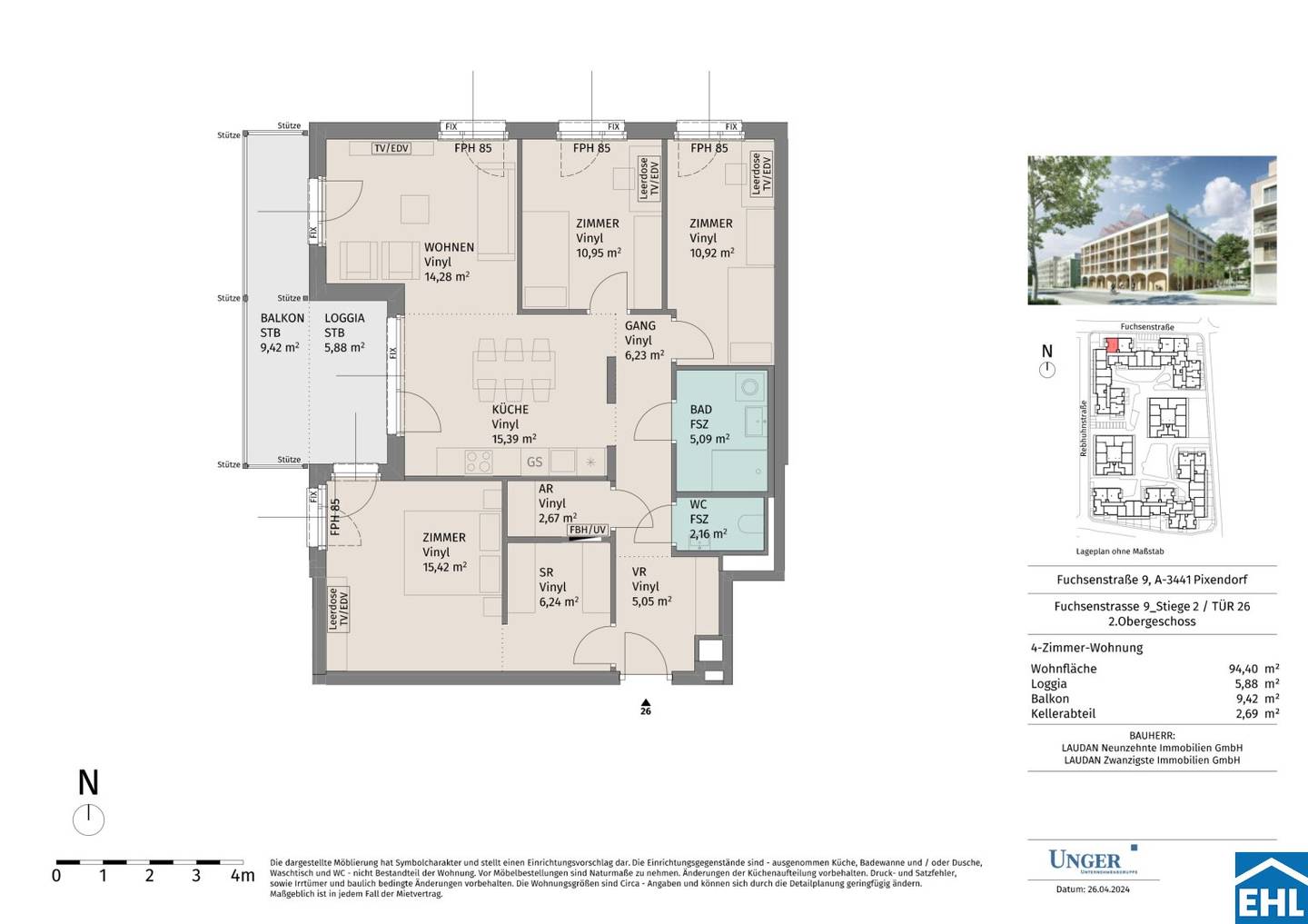 Modern Living in the Green: Your new home in the heart of the Tullnerfeld