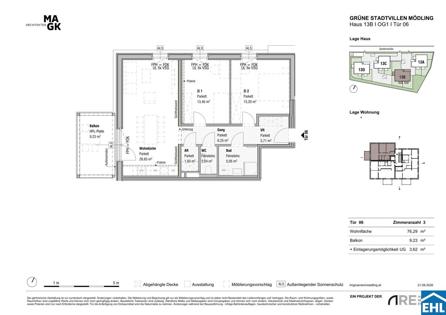 Wohnung Neubauvorsorge mit Geothermie