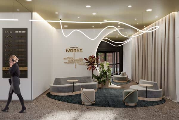 Bürofläche Wien-Landstraße Village Works mit moderner Haustechnik