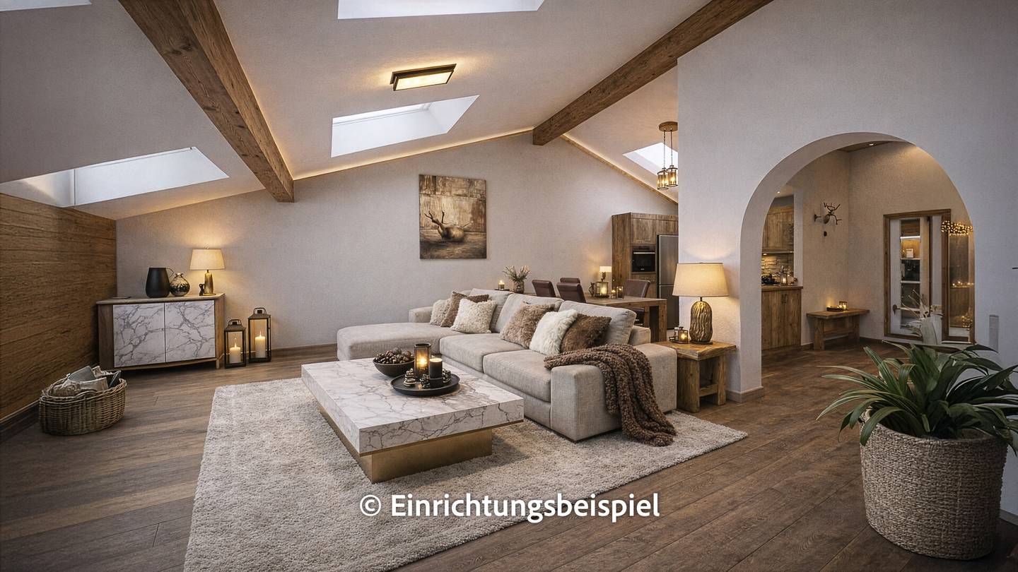 Dachgeschosswohnung zentrumsnah mit Dachterrasse