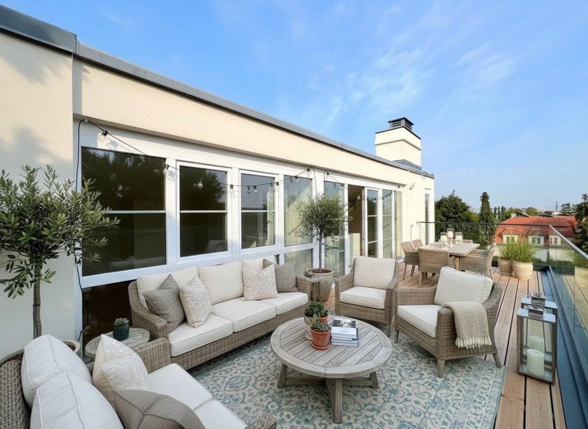 Maisonette apartment in Sievering with parking