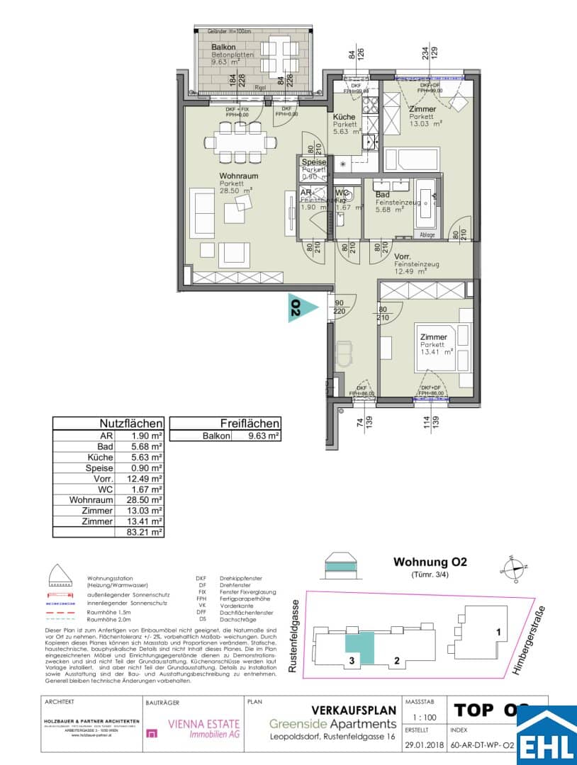 „Greenside Apartments“ – Vermietete Vorsorgewohnungen bei Oberlaa