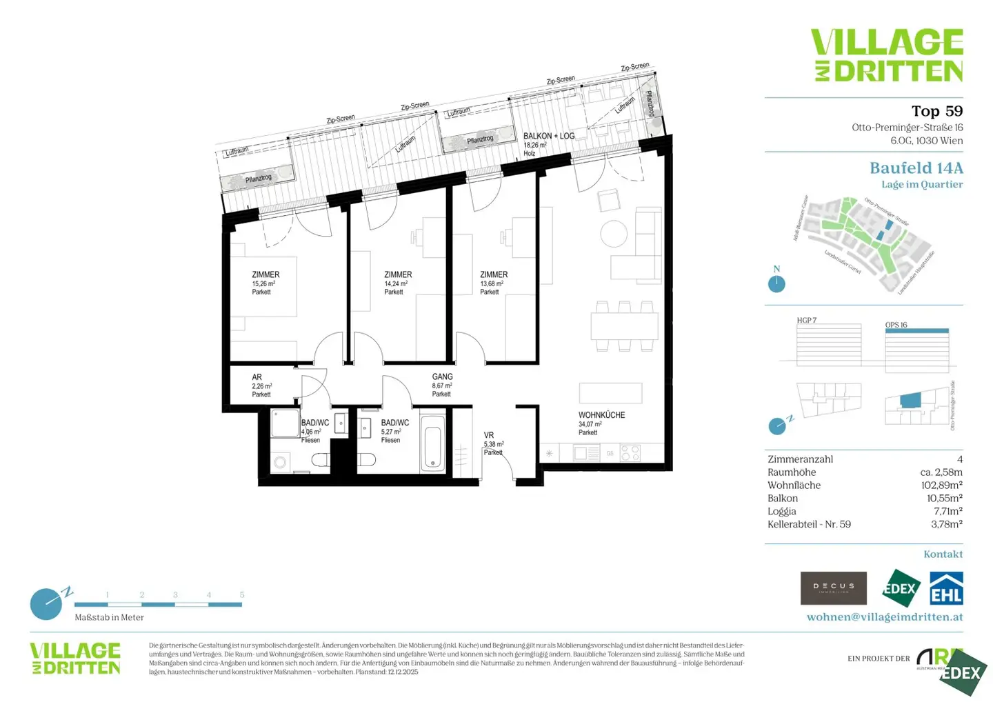 Apartment in the green near Bert Brecht Park