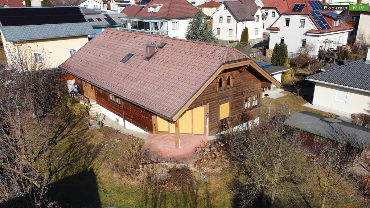Einfamilienhaus mit großem Garten am zentralen Stadtrand von Knittelfeld