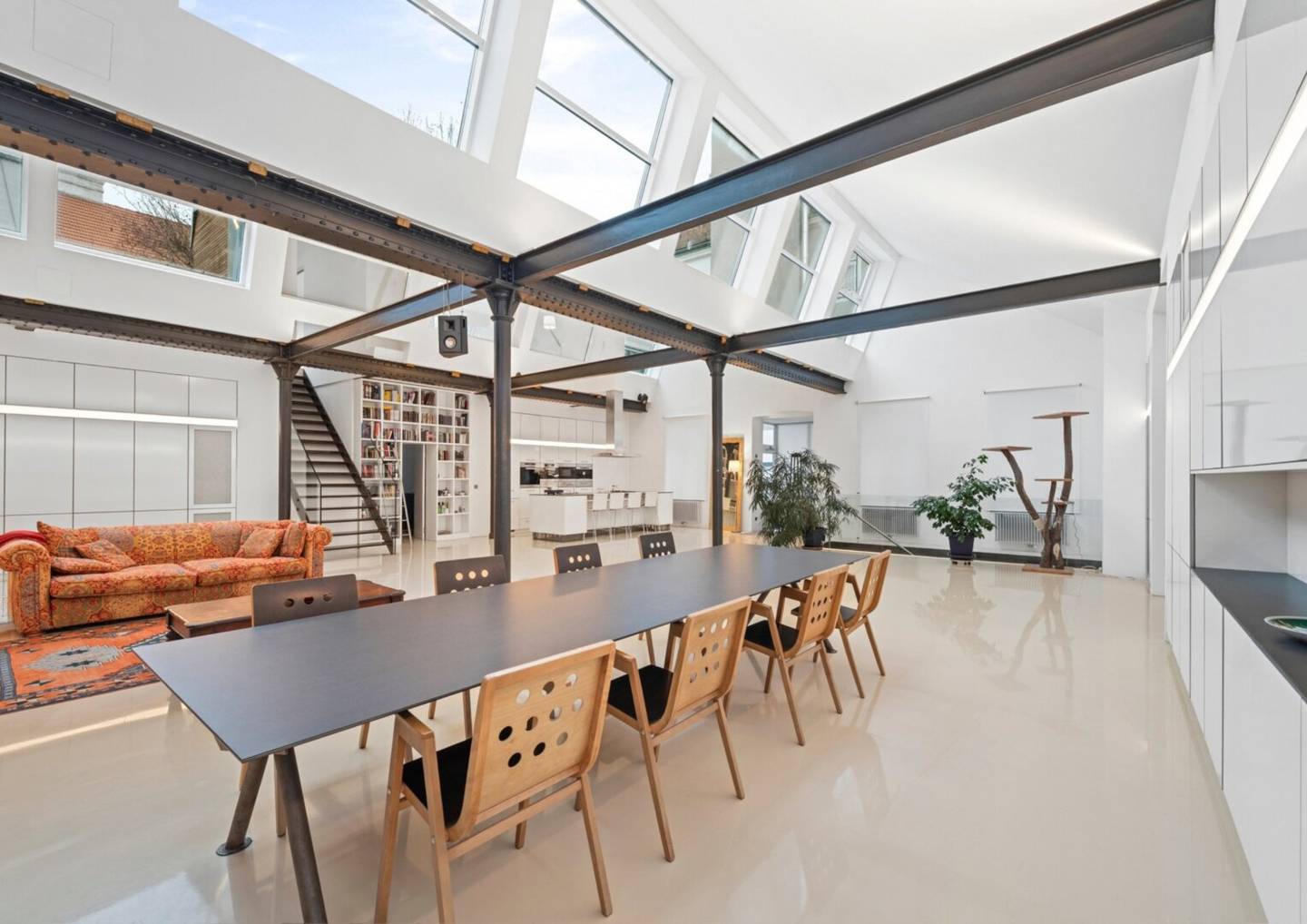5-Room Loft-Atelier Apartment in New York Style with Terrace and Garage, Vienna 1060
