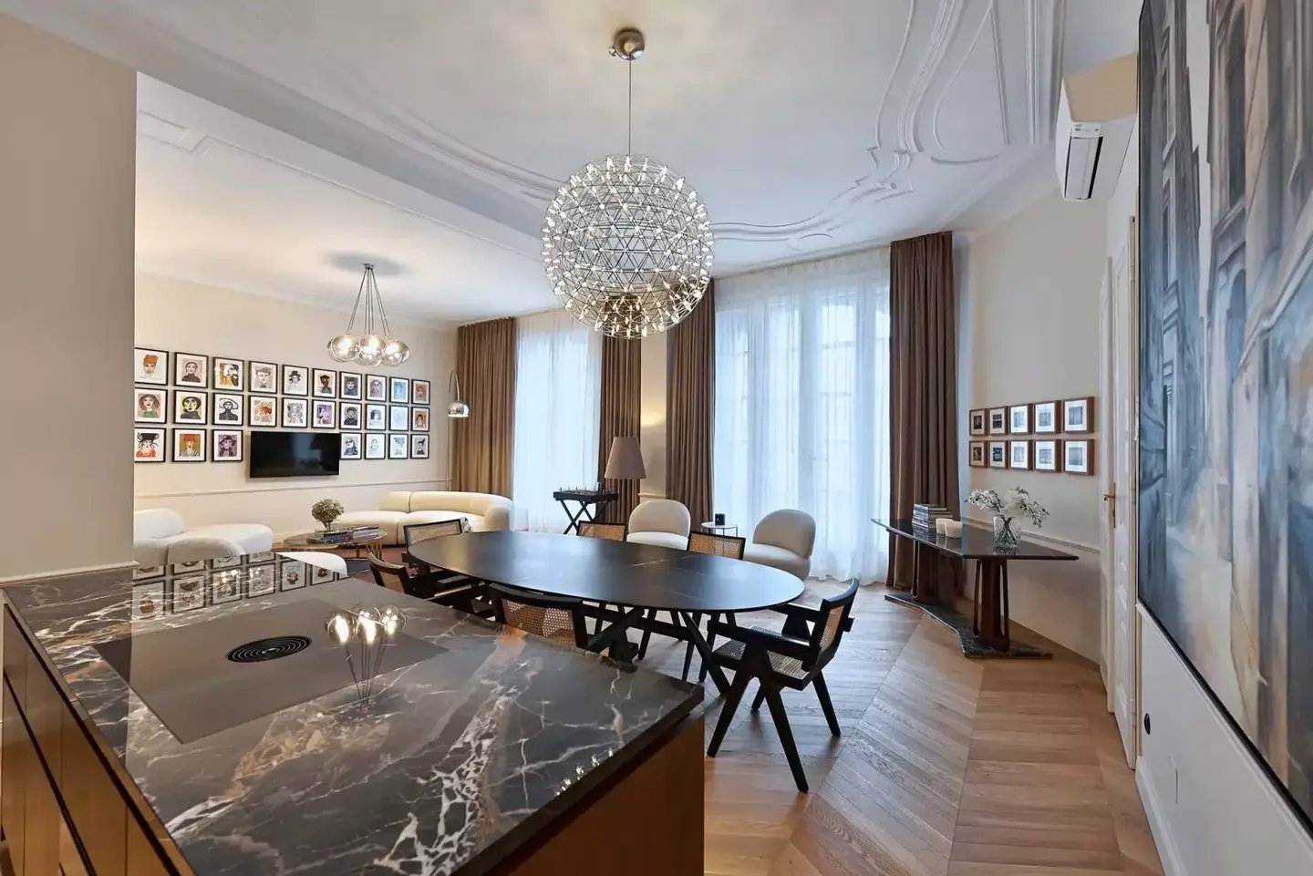 VOLLMÖBLIERT!! Luxusresidenz im 7. Bez. – 165 m² Eleganz nahe Museumsquartier & Volkstheater