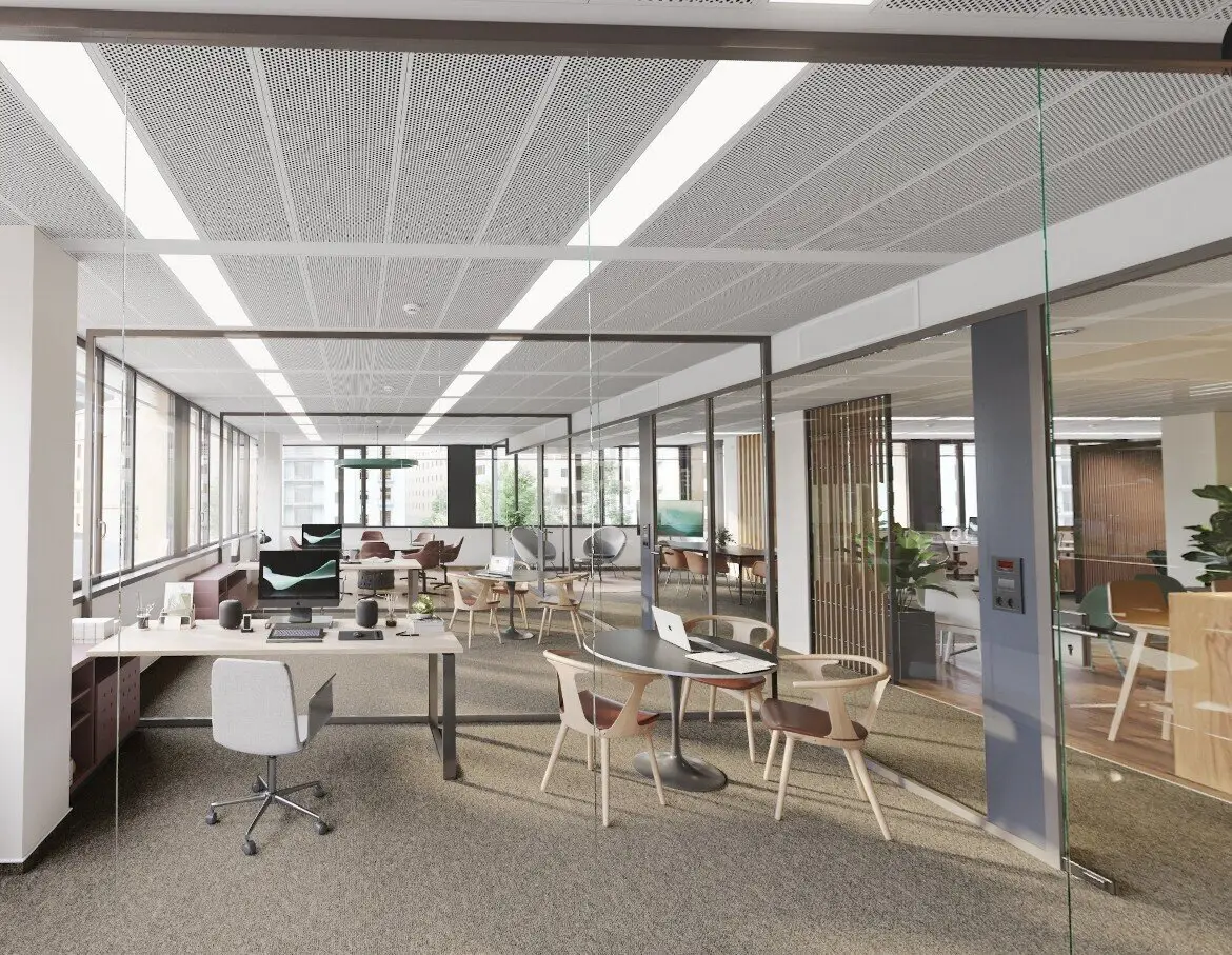 new office building, energy efficient, first occupancy, bright office, immediately available