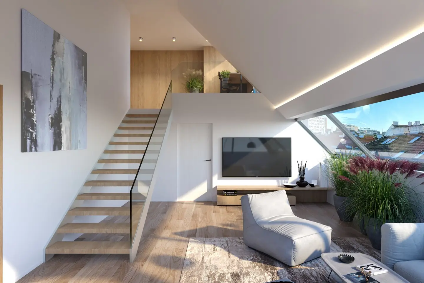 Building-permitted raw attic for luxury penthouse in 1050 Wien - 390 m² usable area