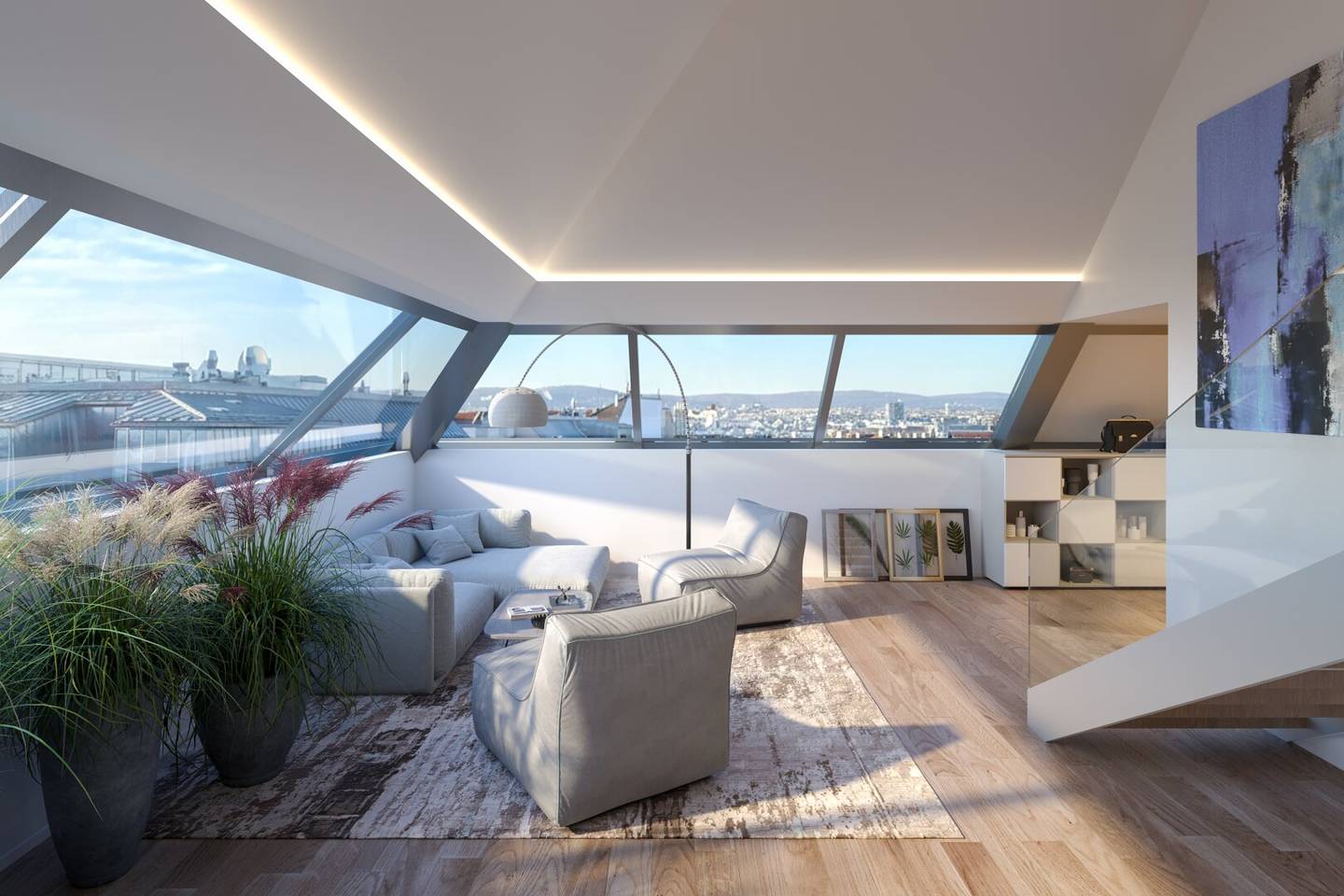 Building-permitted raw attic for luxury penthouse in 1050 Wien - 390 m² usable area