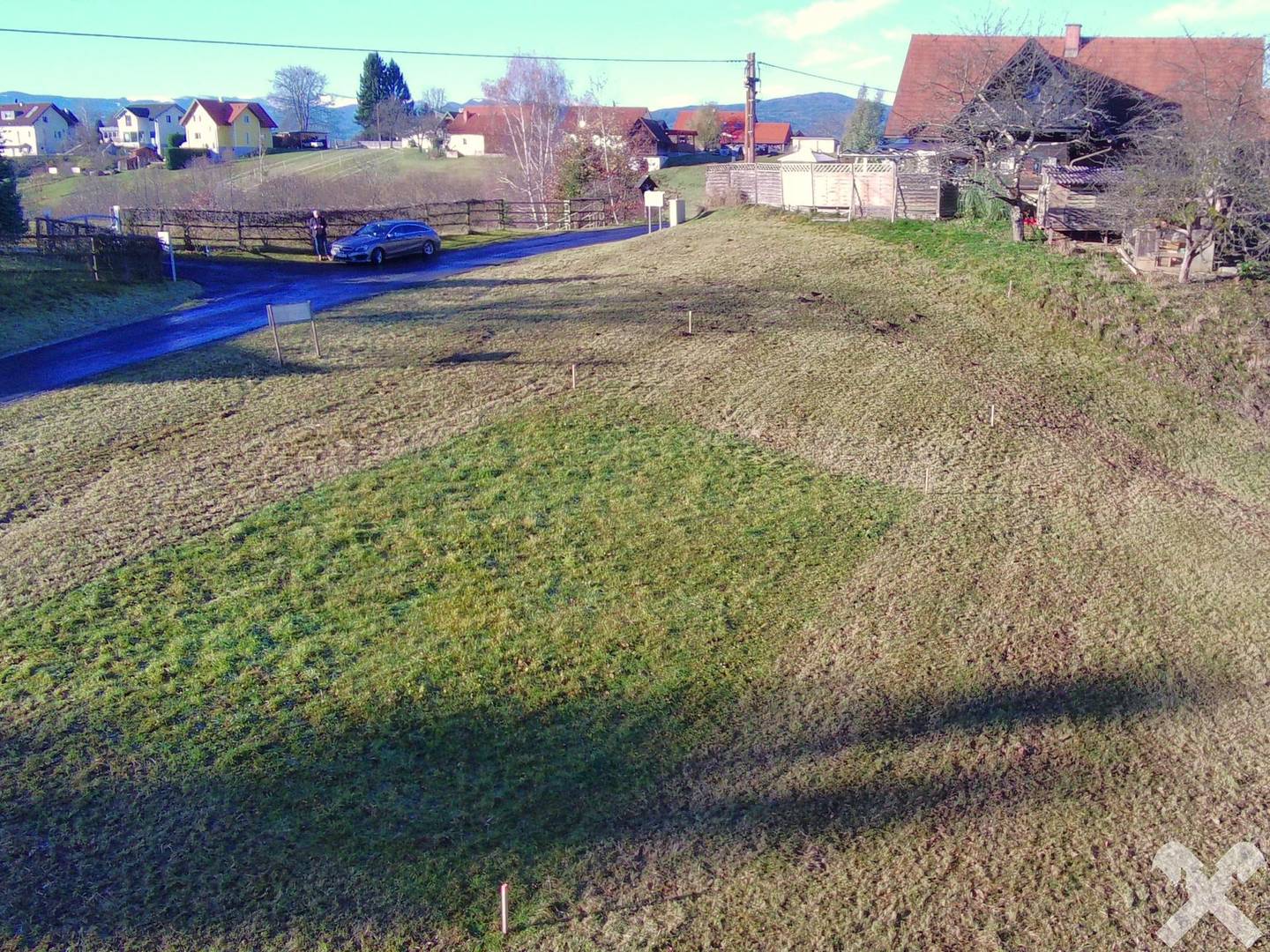Idyllischer Baugrund mit Doppelwohnhaus-Projekt in St. Josef