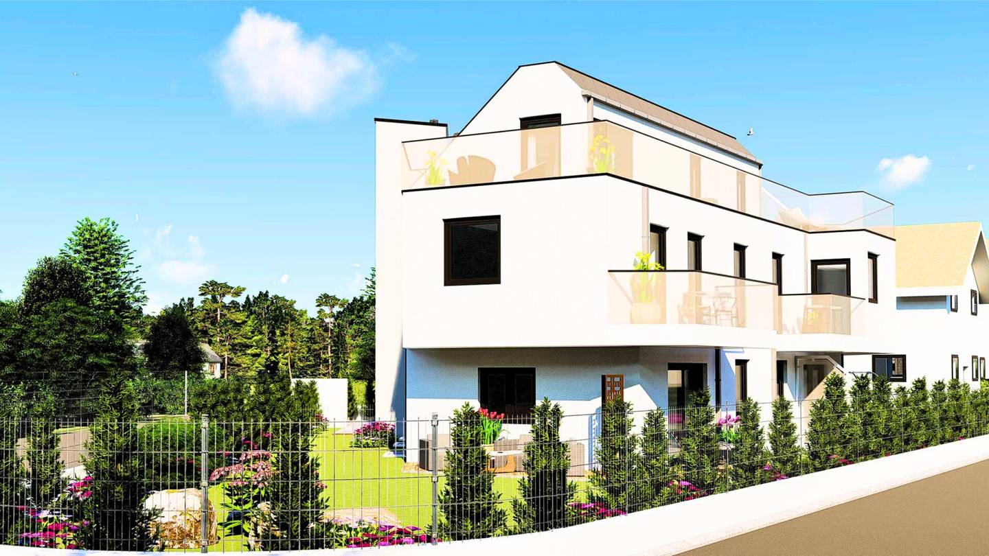 Apartment in a green setting with spacious kitchen