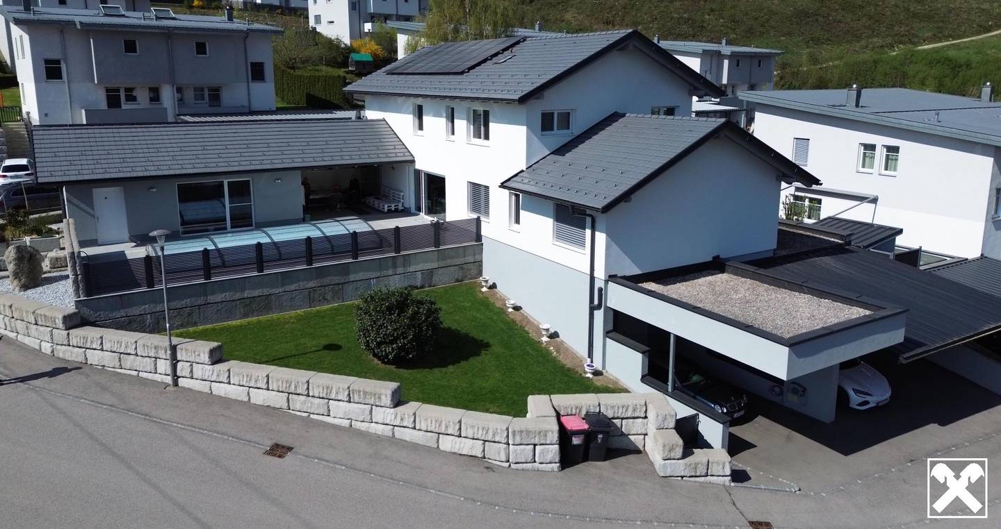 Modernes Einfamilienhaus mit Hanglage in Böhlerwerk – 209 m² Wohnfläche