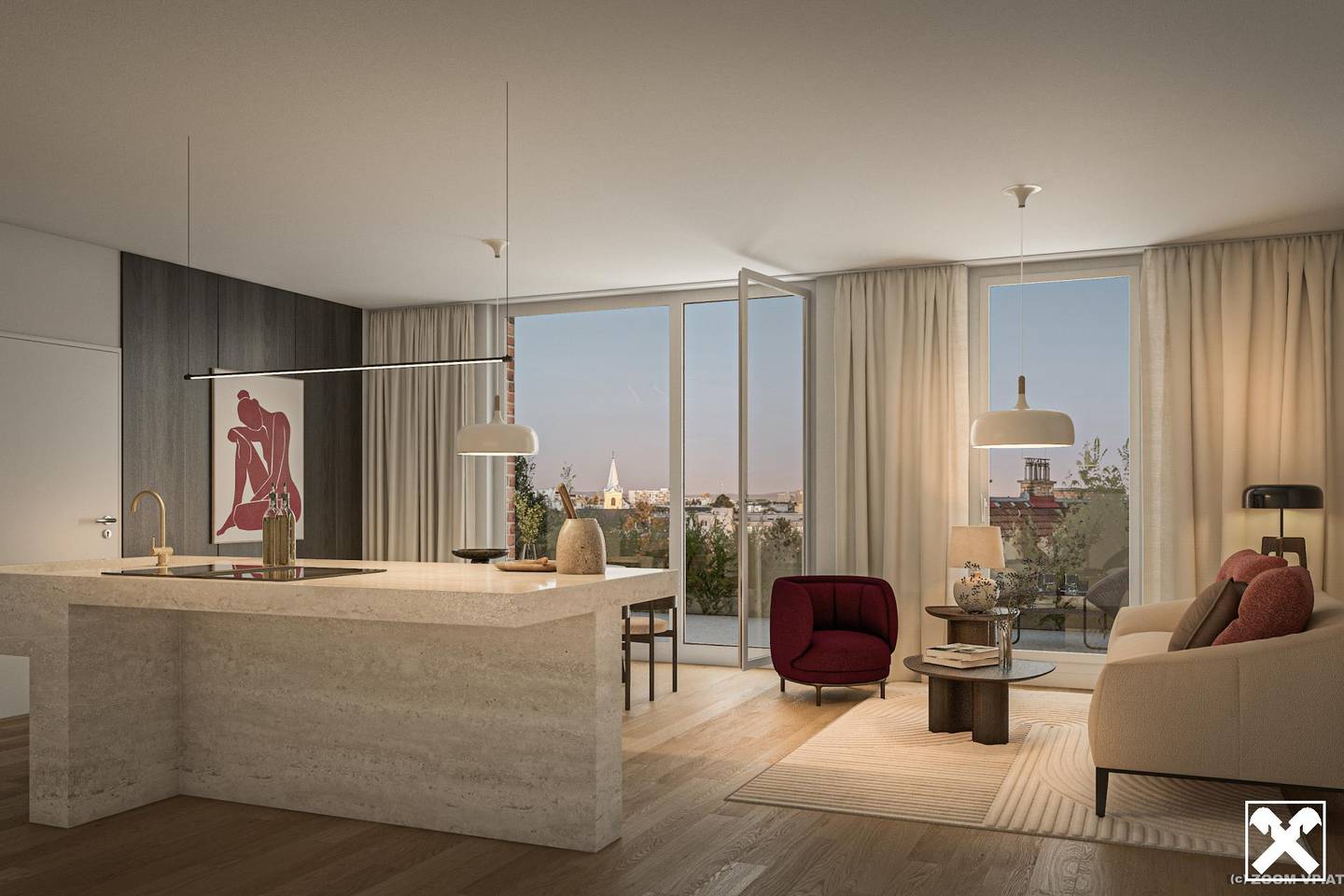 Wohnung central location with outdoor space