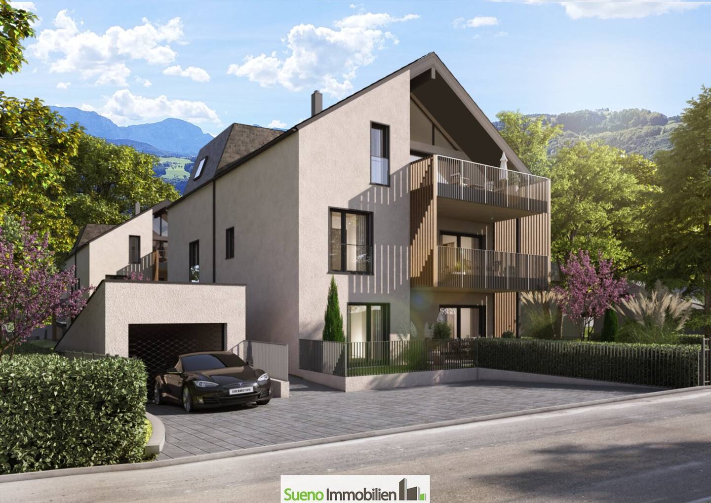 Neubau Wohnung mit Garten und großer Terrasse