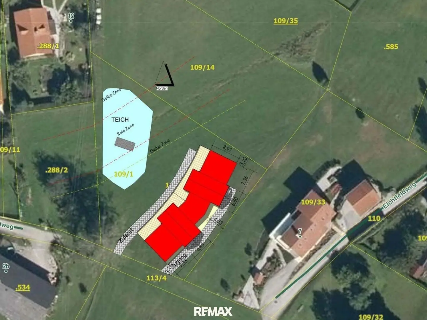 Sunny building plot in a quiet location