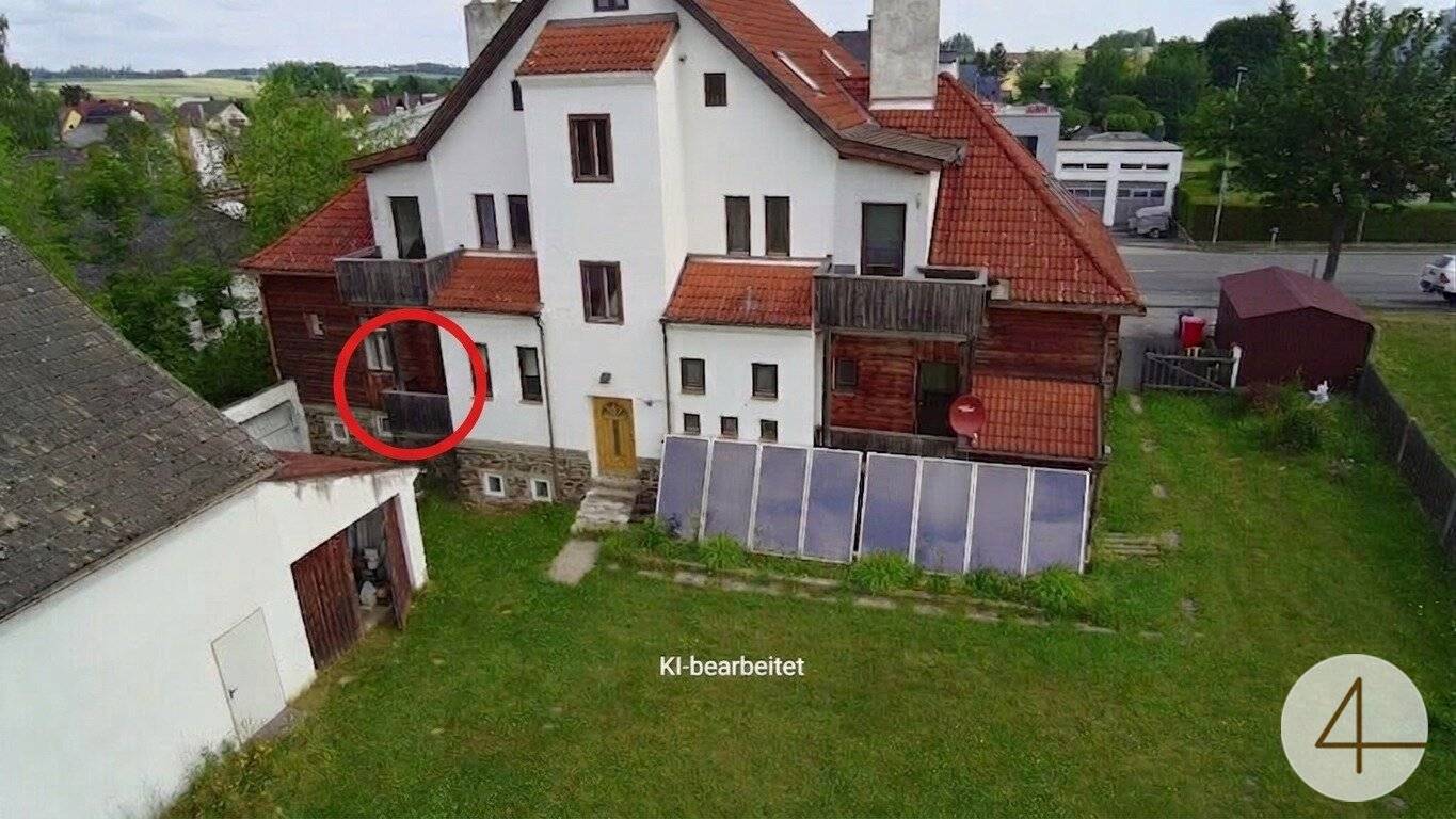Wohnung im Erdgeschoss mit Gartennutzung