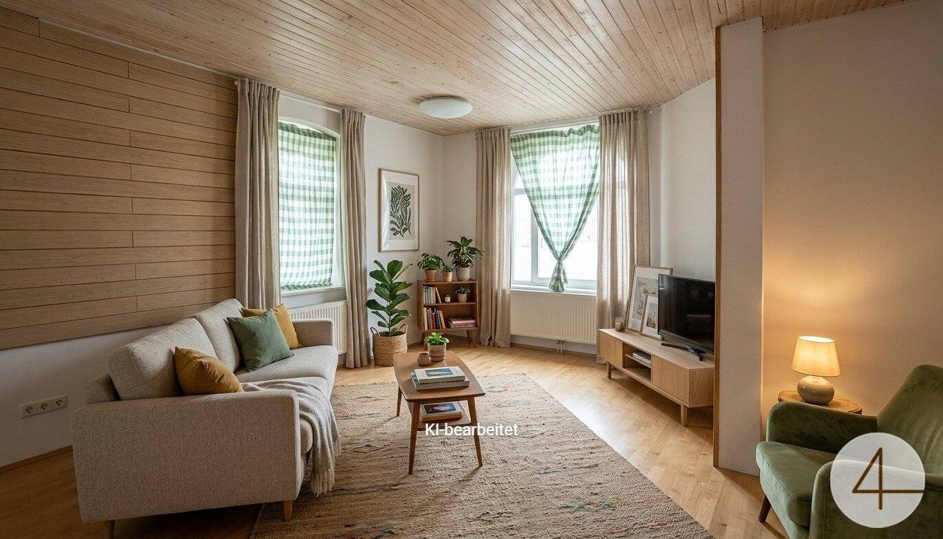 Wohnung im Erdgeschoss mit Gartennutzung
