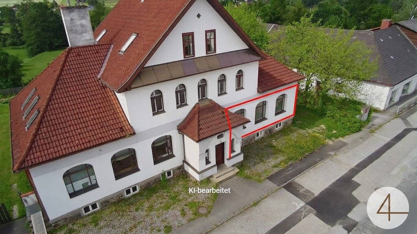 Wohnung im Erdgeschoss mit Gartennutzung